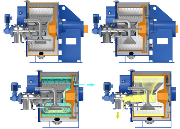 cassava starch processing machine