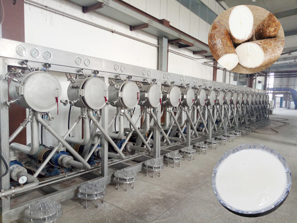 Tapioca starch machine