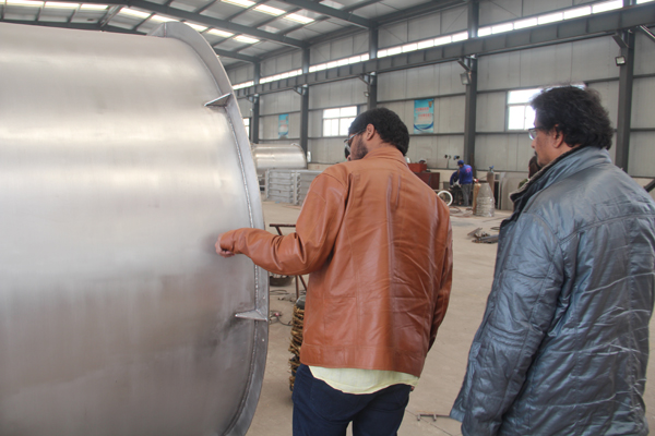 Indian clients visit DOING cassava starch machine