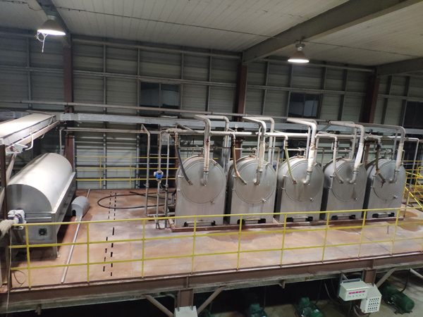 isolation of starch from cassava processing machine