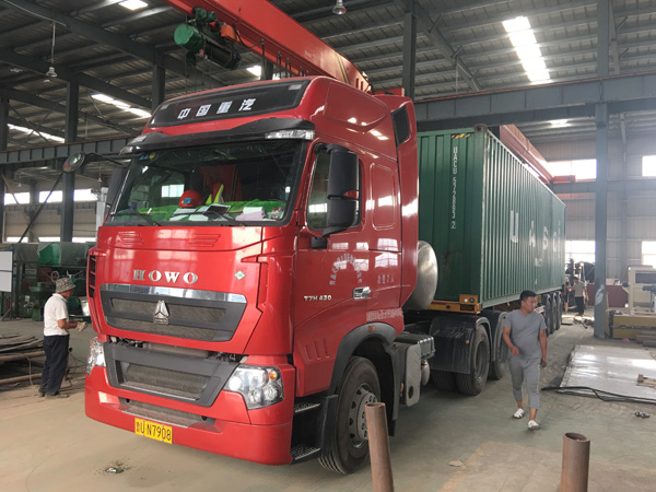 Cassava starch processing machinery shipped to India