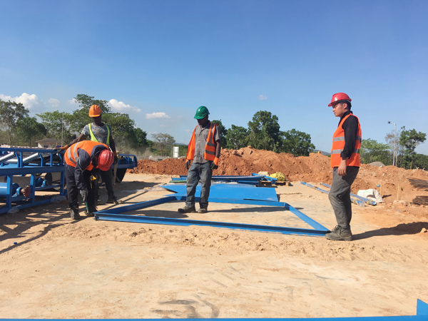 Cassava starch processing plant layout design - water, electricity and land allocation