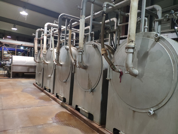 cassava starch processing machine