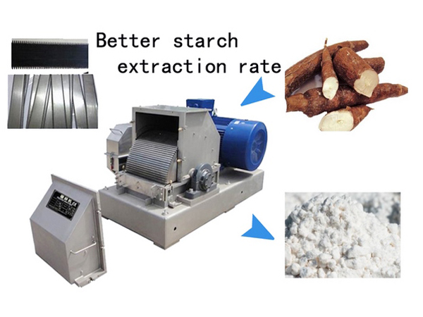 How to improve starch extraction rate in cassava processing？