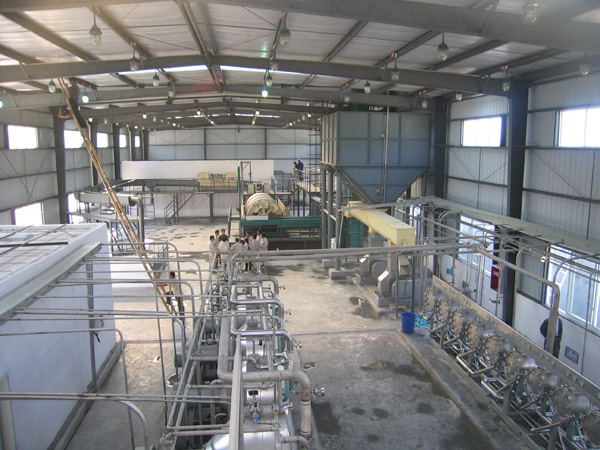 Cassava processing plant