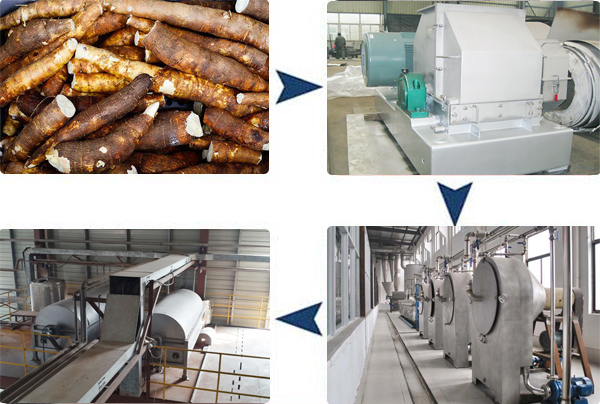 tapioca flour processing machine