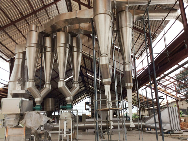 cassava starch drying machine