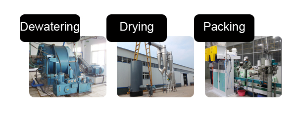 manioc starch processing machine