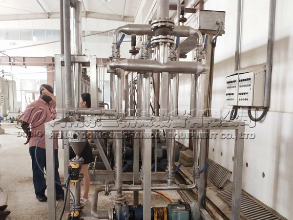customer from Ghana for cassava starch processing machine