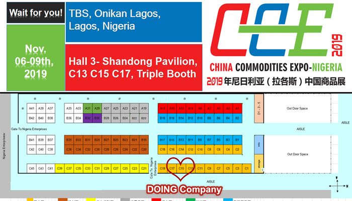  the new design cassava processing machines are to be displayed during the China Commodities Expo-Nigeria 2019