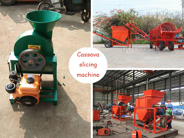 The video of cassava slicer machine for cassava chipping