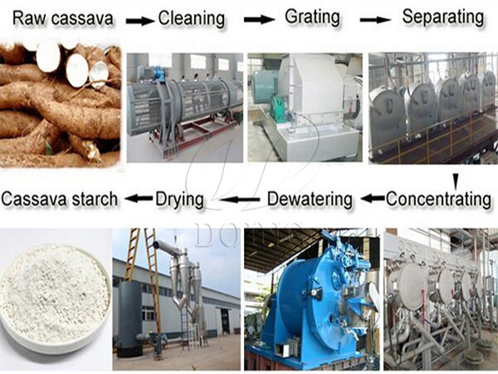 casava starch production line