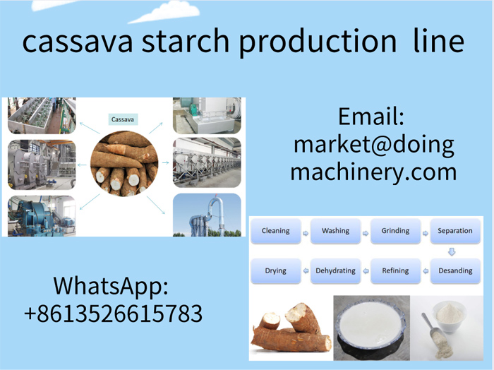 cassava starch making machine