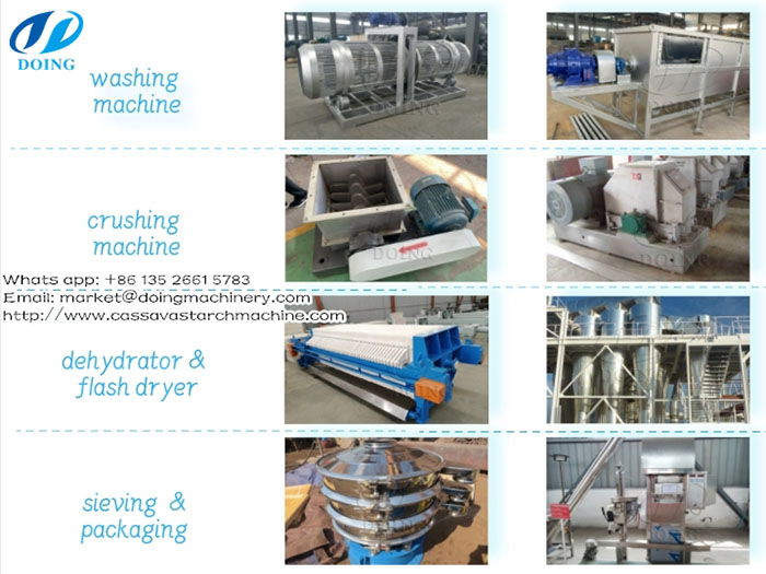 cassava flour machine