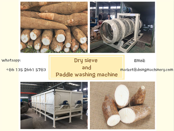 Starch machine used in the cassava starch extraction process