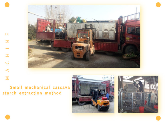 cassava starch processing machine