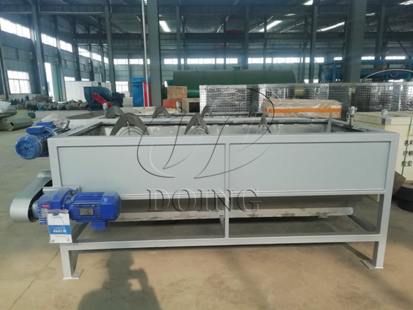 A batch of cassava peeling machines completed production in Henan Jinrui factory