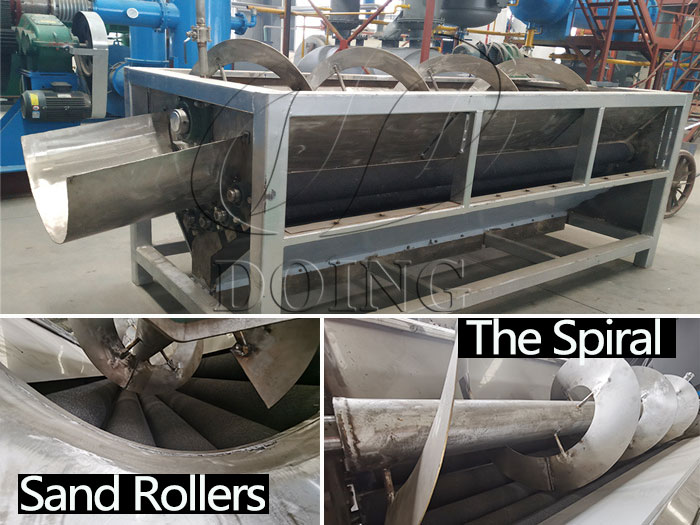 cassava peeling machine