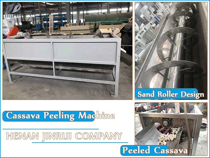 Cassava Washing and Peeling Machine for Cassava Processing