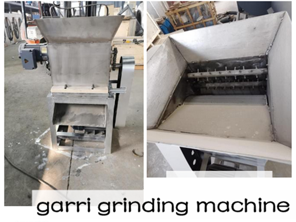 American customer bought garri grinding machine to Nigeria