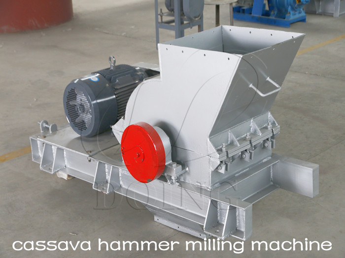 A 1ton/h cassava hammer milling machine was ordered by Côte d'Ivoire client