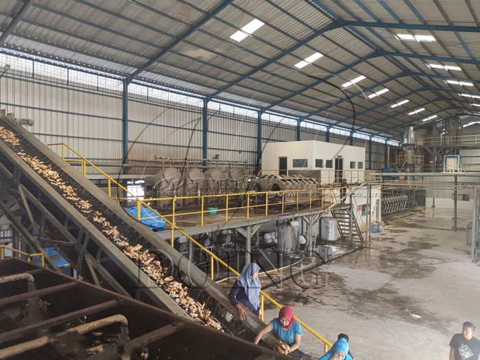 cassava starch processing factory