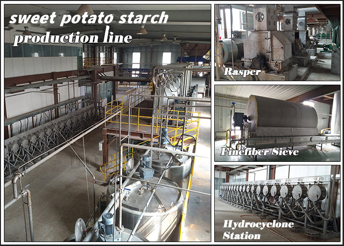 sweet potato starch processing machine