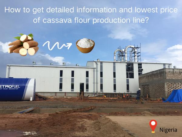 How to get detailed information and lowest price of cassava flour production line?