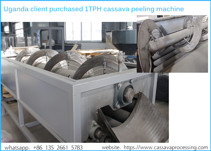 cassava peeling machine