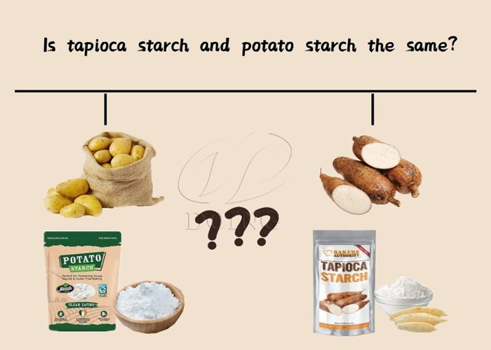 tapioca starch and potato starch