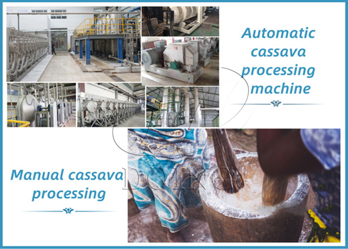 The Manual processing method and Mechanized production