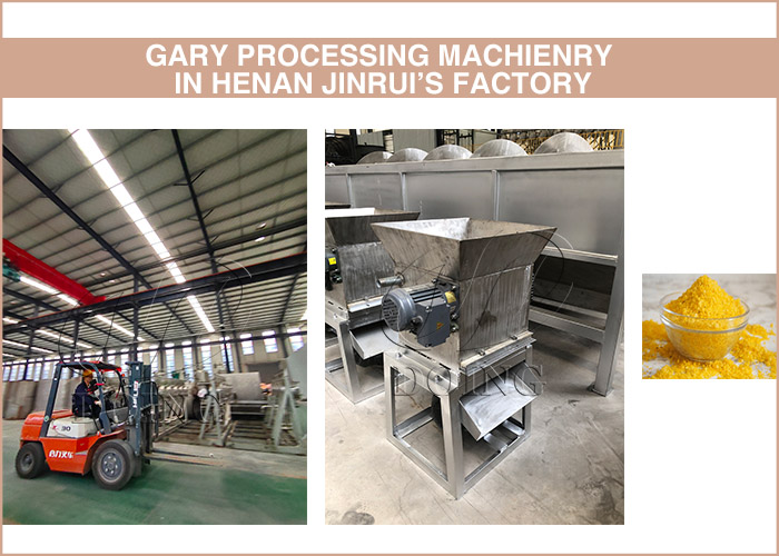 gary processing machinery in henan jinrui factory