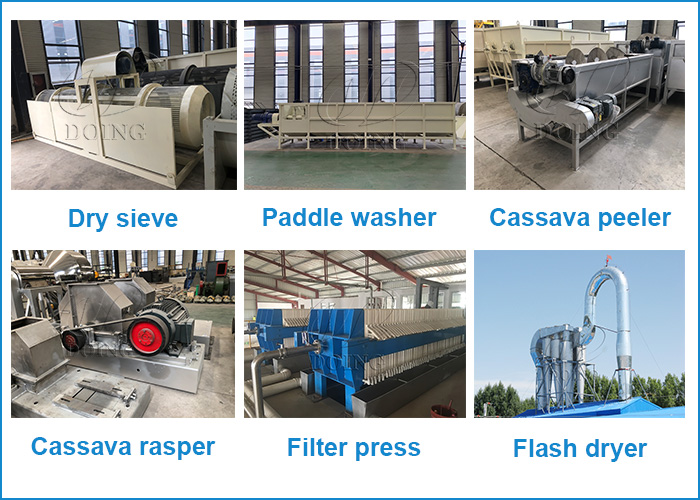 modern cassava flour processing machine