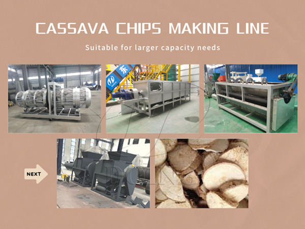 How to make cassava chips out of cassava?