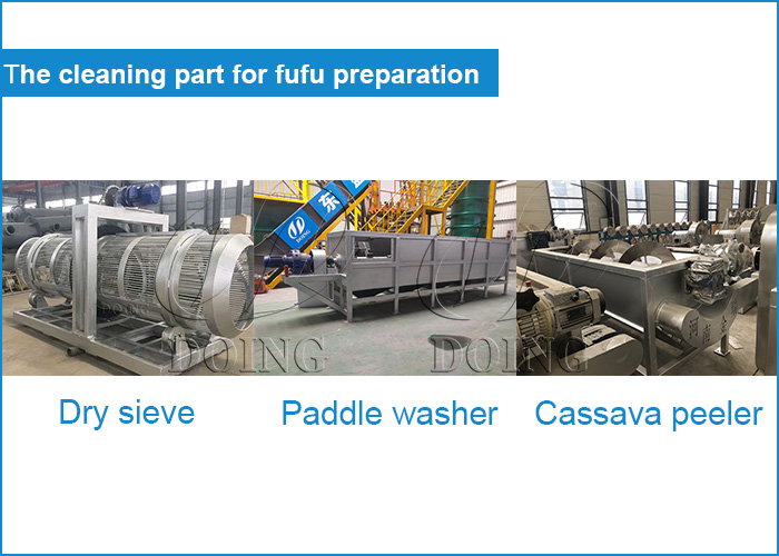 fufu powder cleaning machines