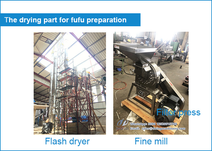 fufu powder drying machines