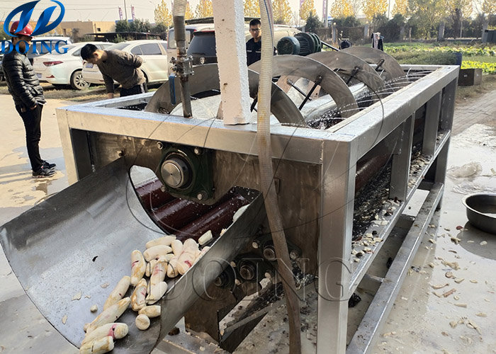cassava peeling machine