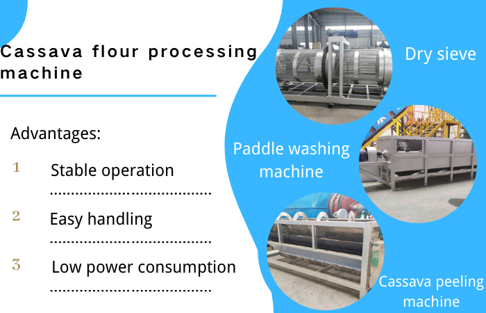 cassava flour processing machines
