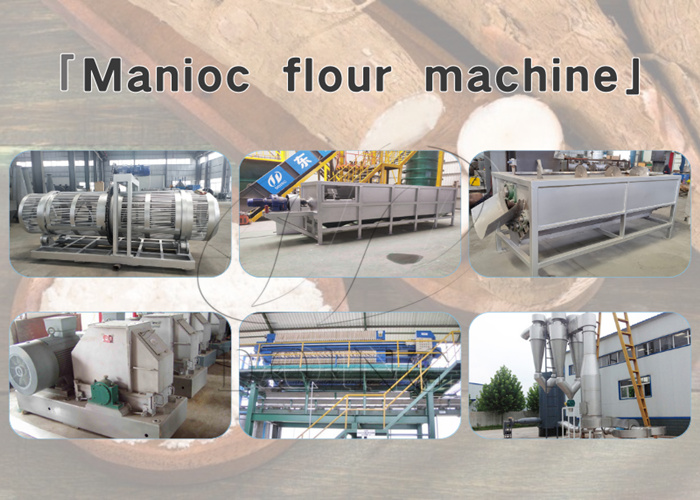 tapioca flour making line