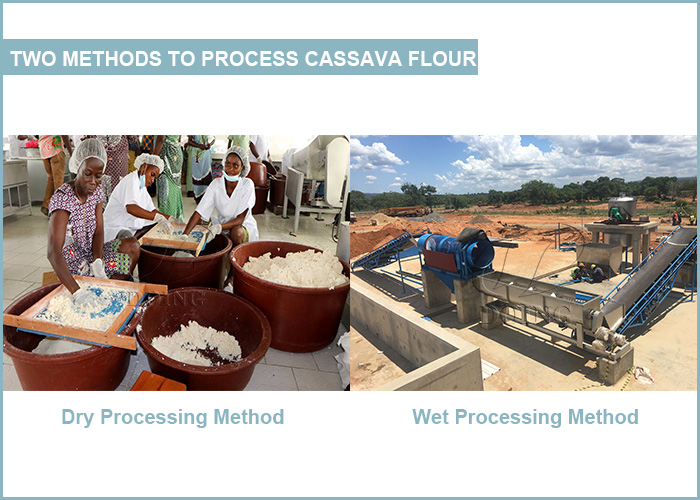 cassava flour process