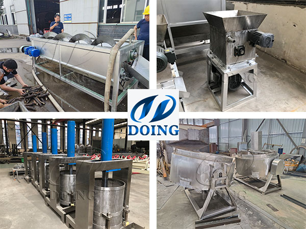 Haitian client ordered 1tpd cassava flour processing machines for his project