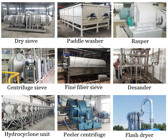 cassava starch making line