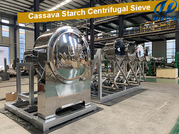 Which kind of starch can Henan Jinrui's centrifugal sieving machine process?