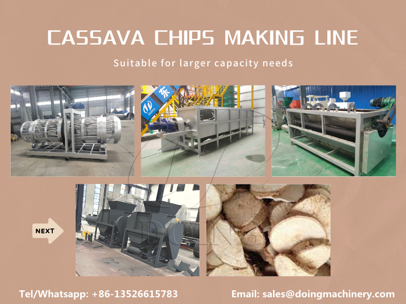 cassava chips making line