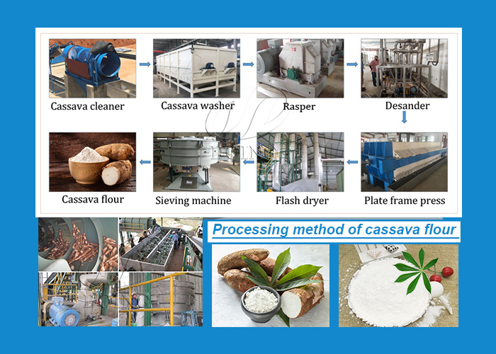 cassava flour making plant