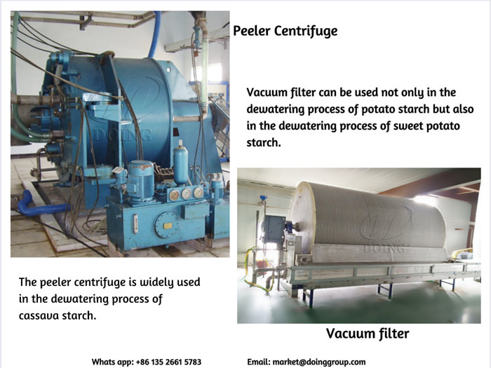cassava starch dewatering machine