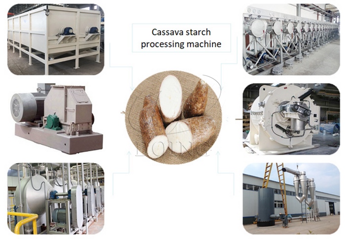 cassava starch processing machine