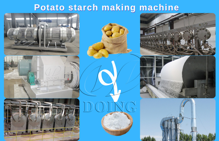 potato starch processing machinery